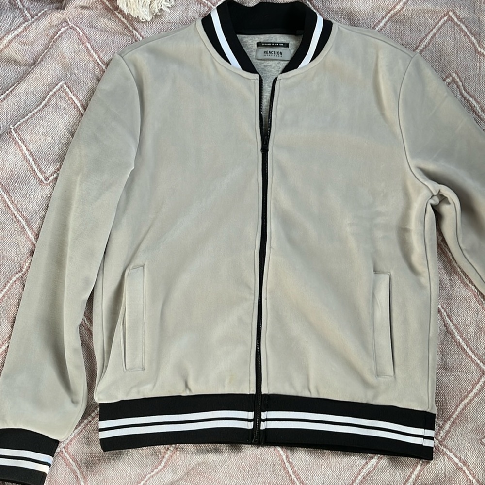 Ivy Prep Academia Zip Up Jacket Preppy Varsity Casual Men's :M